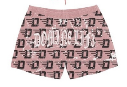 Sunset Duos Unisex Shorts - Pink